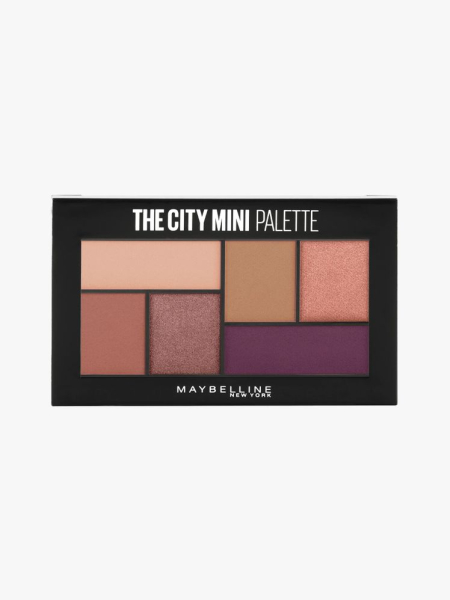 Maybelline New York City Mini Palette in branded component on a light gray background